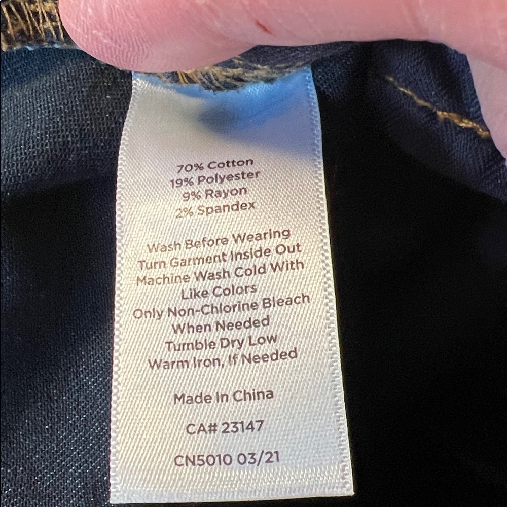 Talbots Plus Women’s Slim Ankle Jean Size 24W - Picture 5 of 5